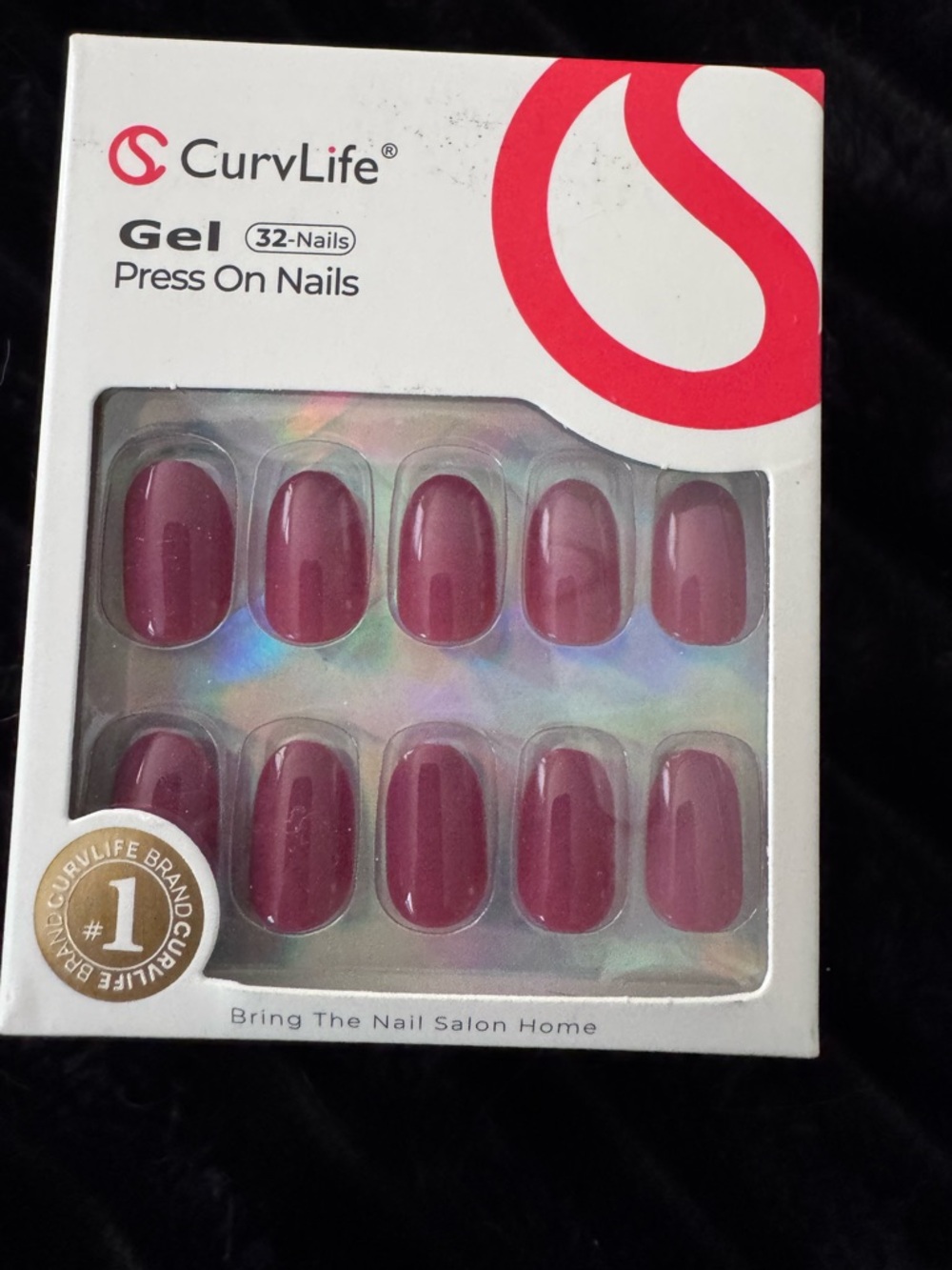Gel Press-On Nails in Mauve Pink - 32 Nails